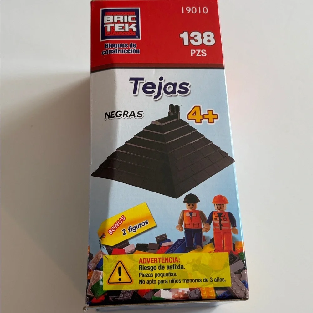 Bric Tek Roof Tiles Building Block Set - Black BRICTEK Roof Tiles Black
